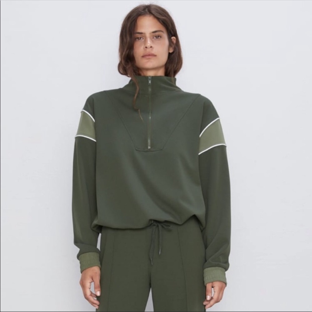 Zara two toned sweat-shirt